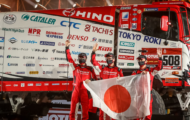 画像：ダカール・ラリー共同参戦チーム「HINO TEAM SUGAWARA」